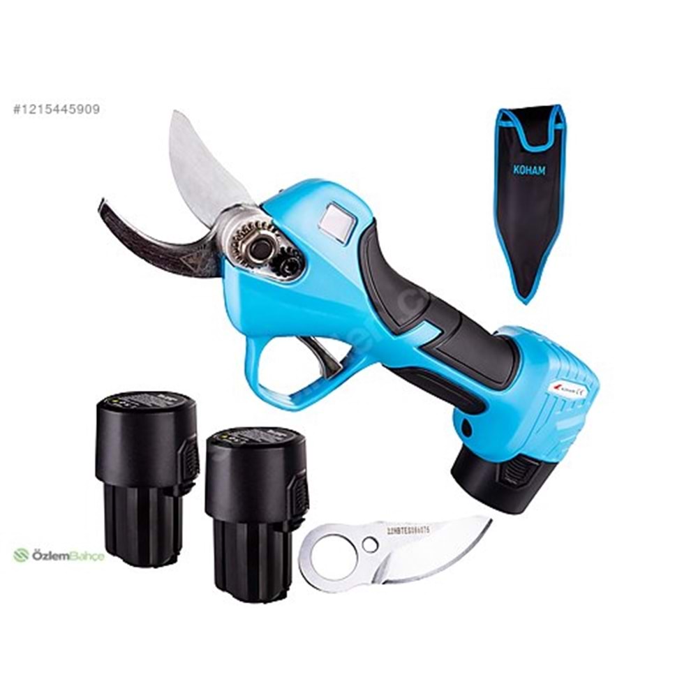 KOHAM / KH-PS10825C BUDAMA MAKASI ÇİFT AKÜLÜ 26mm SENSÖRLÜ